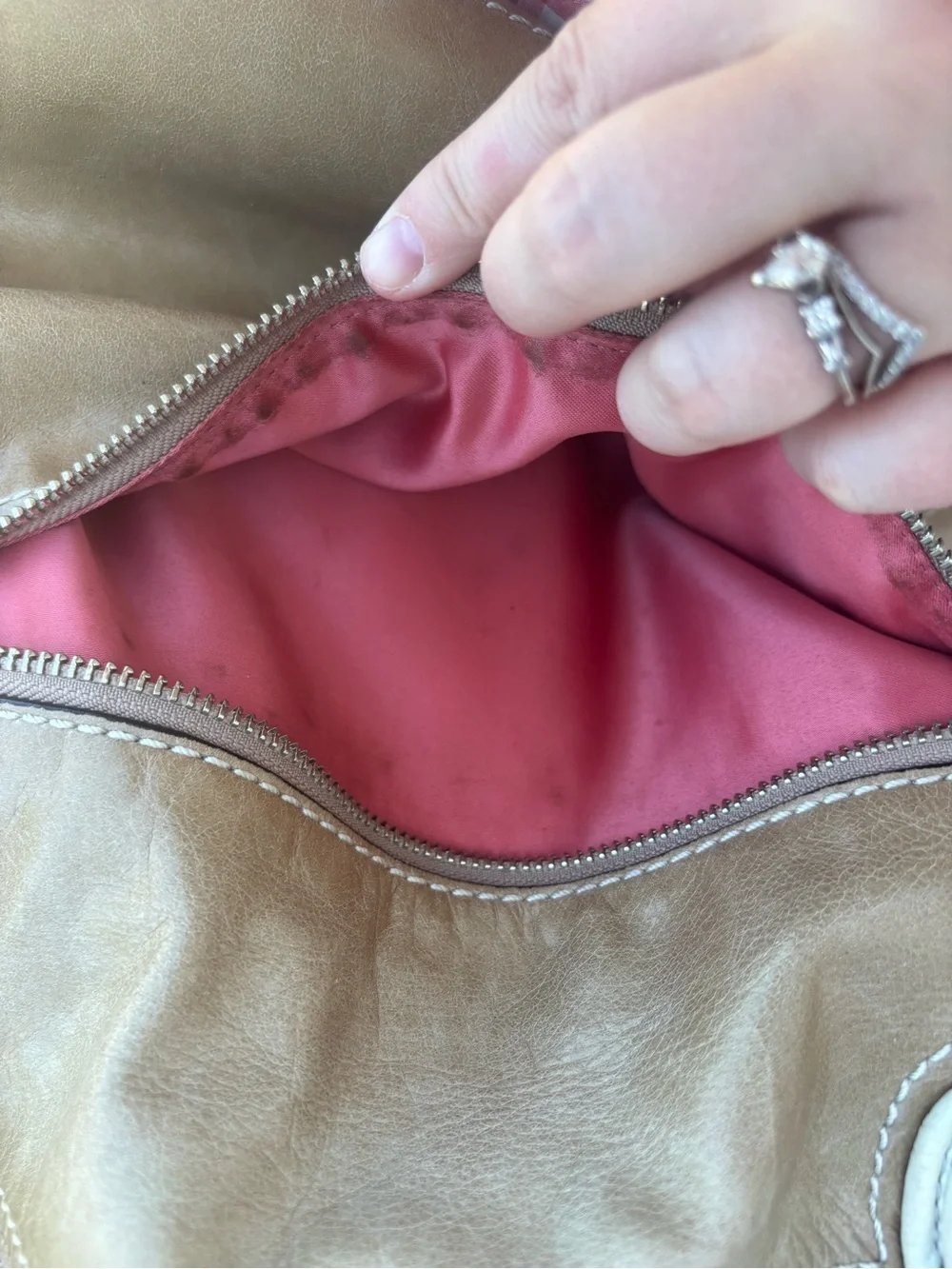 Coach Hampton Leather Tote shoulder bag